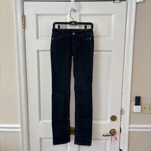 White House Black Market Blanc Straight Leg Jeans, Dark Wash, Like New! Size 00L